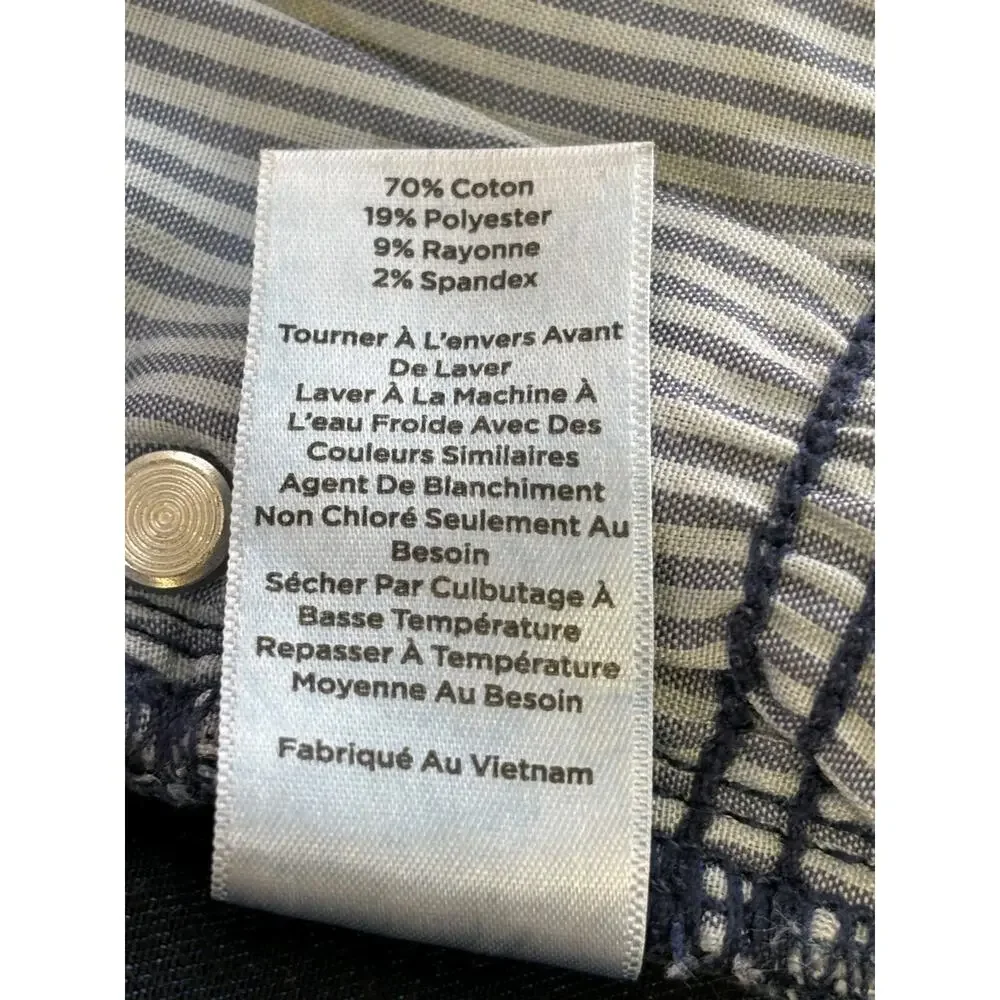 Talbots Jegging Crop Jeans Womens Size 6 Blue Mid Rise Denim Stretch *READ